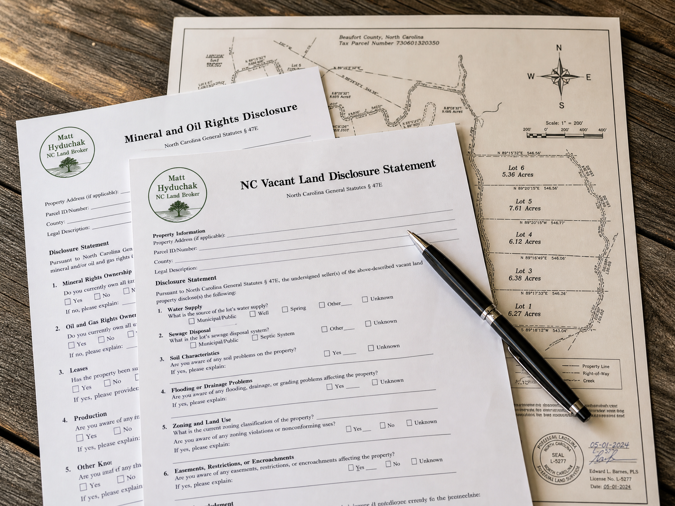 NC Land Disclosure and Buyer Packet